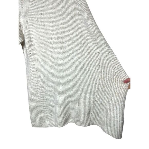 Topshop Cream Loose Oversized Long Turtleneck Sweater Dress Size 0/2 - Picture 7 of 10